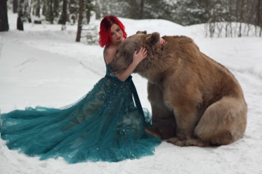 Fotografia intitolato "Russian bear" da Alexandra Knabengof, Opera d'arte originale, Fotografia digitale