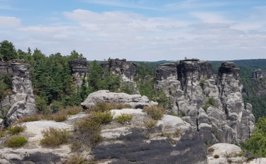 Fotografia zatytułowany „Rathen mountain” autorstwa Alexandra Knabengof, Oryginalna praca, Fotografia cyfrowa