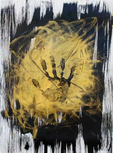 Painting titled "Hand" by Alexandra Knabengof, Original Artwork, Acrylic