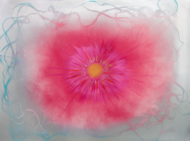 Painting titled "Spirit 3 - Eye flow…" by Alexandra Knabengof, Original Artwork, Acrylic