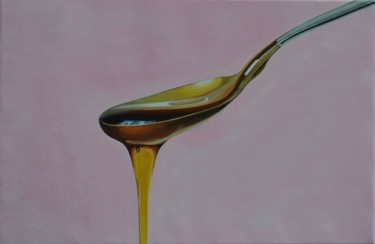 Peinture intitulée "sugar-is-bad-for-yo…" par Kris Nijs, Œuvre d'art originale, Huile