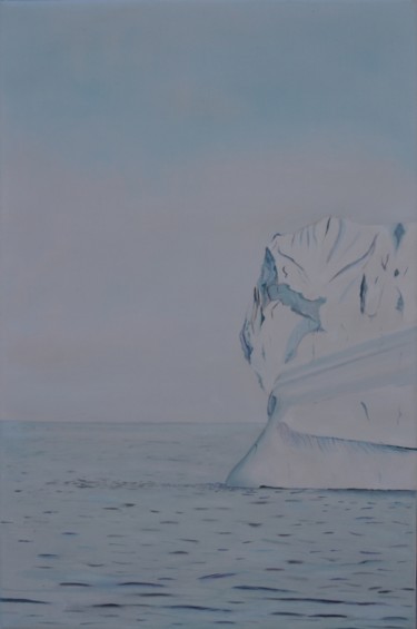 Peinture intitulée "Iceberg" par Kris Nijs, Œuvre d'art originale, Huile