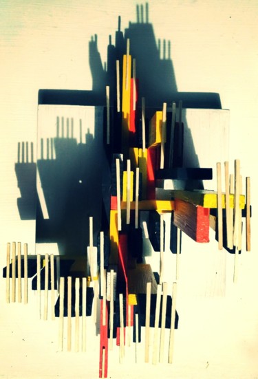 Γλυπτική με τίτλο "REALISATION SCULPTU…" από Knobloch Six, Αυθεντικά έργα τέχνης, Ξύλο