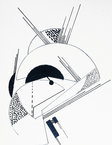 Σχέδιο με τίτλο "Expérience géométri…" από Knobloch Six, Αυθεντικά έργα τέχνης
