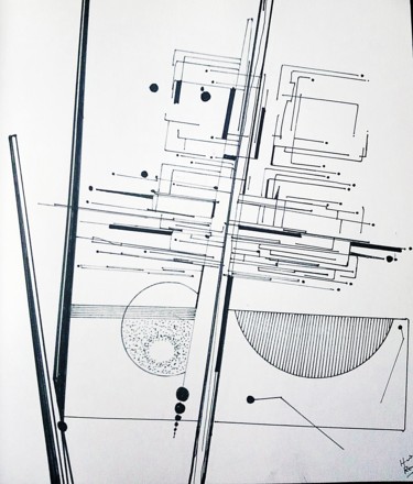 Disegno intitolato "Atelier knobloch Ex…" da Knobloch Six, Opera d'arte originale
