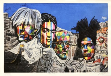 Gravures & estampes intitulée "Igualdade" par Kobra, Œuvre d'art originale, Impression numérique