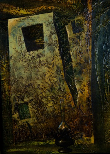 Картина под названием "Воспоминание" - Viktor Kobzev, Подлинное произведение искусства, Масло