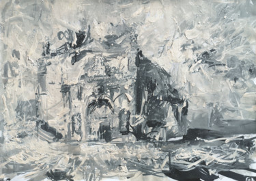 Pittura intitolato "Architectural capri…" da Andrei Kokarev, Opera d'arte originale, Acrilico