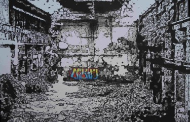 Digital Arts titled "Zerfall - 04 / Deca…" by Helmut Koehler-Huege, Original Artwork, Other