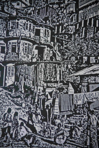 Arte digitale intitolato "Favela - 01" da Helmut Koehler-Huege, Opera d'arte originale, Altro