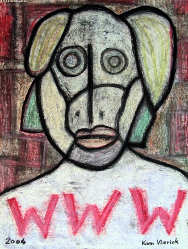 Peinture intitulée "WWW = WIJ WILLEN WE…" par Koen Vlerick, Œuvre d'art originale