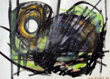 Pintura titulada "ZONDER TITEL" por Koen Vlerick, Obra de arte original