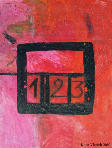 Schilderij getiteld "1 2 3" door Koen Vlerick, Origineel Kunstwerk
