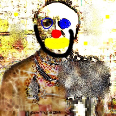 Цифровое искусство под названием "THE GREAT MAN 2" - Koen Vlerick, Подлинное произведение искусства