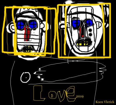 Arts numériques intitulée "LOVE 2019" par Koen Vlerick, Œuvre d'art originale