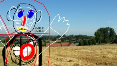 Arte digital titulada "SMILE SMILE" por Koen Vlerick, Obra de arte original, Foto-montaje
