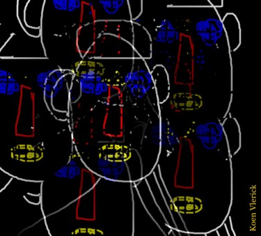 Цифровое искусство под названием "SUNDAY" - Koen Vlerick, Подлинное произведение искусства, 2D Цифровая Работа