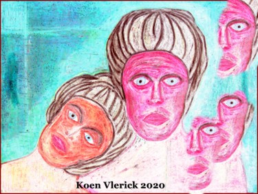 Digitale Kunst getiteld "COME TOGETHER 2020…" door Koen Vlerick, Origineel Kunstwerk, 2D Digital Work