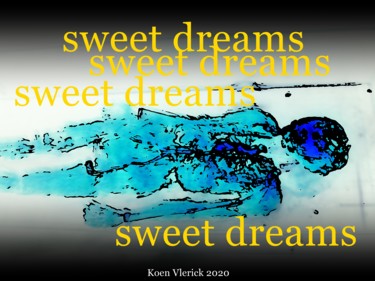 Arts numériques intitulée "SWEET DREAMS" par Koen Vlerick, Œuvre d'art originale, Travail numérique 2D