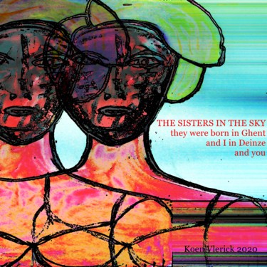 Arts numériques intitulée "THE SISTERS IN THE…" par Koen Vlerick, Œuvre d'art originale, Travail numérique 2D