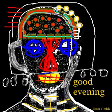 Arte digital titulada "good evening" por Koen Vlerick, Obra de arte original, Trabajo Digital 2D