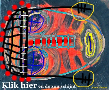 Digital Arts titled "Klik hier" by Koen Vlerick, Original Artwork, 2D Digital Work