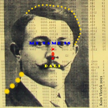 Digitale Kunst getiteld "MY NAME IS NOT DALI" door Koen Vlerick, Origineel Kunstwerk, 2D Digital Work