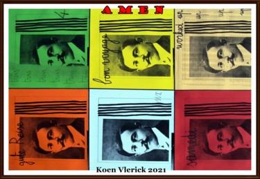Digitale Kunst getiteld "AMEN" door Koen Vlerick, Origineel Kunstwerk, 2D Digital Work