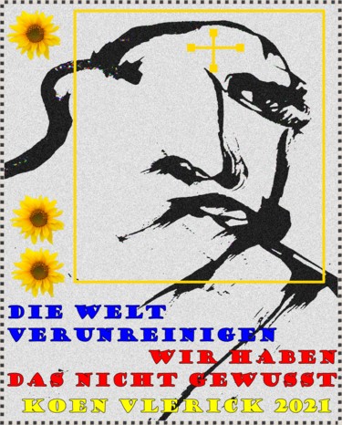 Digitale Kunst getiteld "DIE WELT" door Koen Vlerick, Origineel Kunstwerk, 2D Digital Work