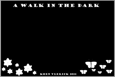 Arts numériques intitulée "A WALK IN THE DARK" par Koen Vlerick, Œuvre d'art originale, Travail numérique 2D