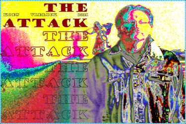 Digitale Kunst getiteld "THE ATTACK" door Koen Vlerick, Origineel Kunstwerk, 2D Digital Work