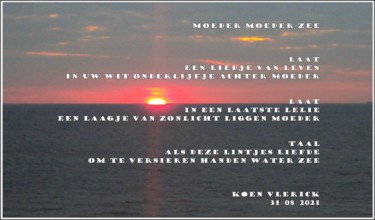 제목이 "MOEDER MOEDER ZEE"인 디지털 아트 Koen Vlerick로, 원작, 2D 디지털 작업