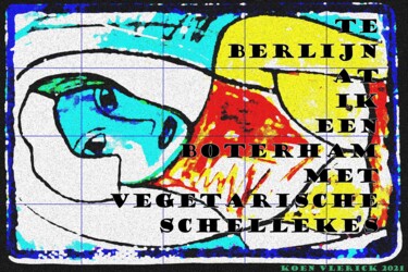 Цифровое искусство под названием "TE BERLIJN" - Koen Vlerick, Подлинное произведение искусства, 2D Цифровая Работа