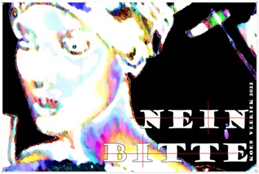 Arte digitale intitolato "NEIN BITTE" da Koen Vlerick, Opera d'arte originale, Lavoro digitale 2D