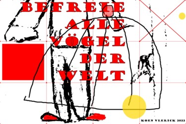 Artes digitais intitulada "ALLE" por Koen Vlerick, Obras de arte originais, Trabalho Digital 2D