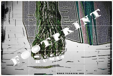 Arte digitale intitolato "FOOTPRINT" da Koen Vlerick, Opera d'arte originale, Lavoro digitale 2D