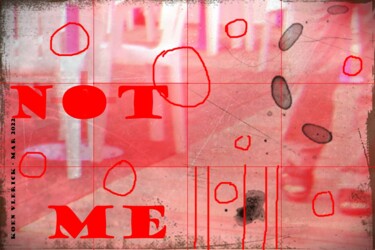 Grafika cyfrowa / sztuka generowana cyfrowo zatytułowany „NOT ME” autorstwa Koen Vlerick, Oryginalna praca, 2D praca cyfrowa