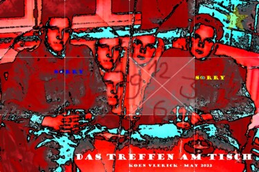 Arts numériques intitulée "DAS TREFFEN" par Koen Vlerick, Œuvre d'art originale, Travail numérique 2D