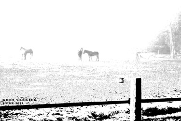 Digital Arts titled "THE HORSES" by Koen Vlerick, Original Artwork, 2D Digital Work