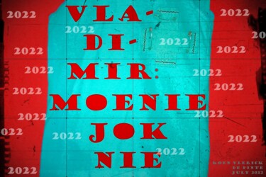 Arts numériques intitulée "MOENIE JOK NIE" par Koen Vlerick, Œuvre d'art originale, Travail numérique 2D