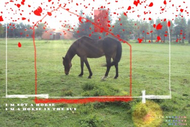 Grafika cyfrowa / sztuka generowana cyfrowo zatytułowany „I'M NOT A HORSE” autorstwa Koen Vlerick, Oryginalna praca, 2D prac…