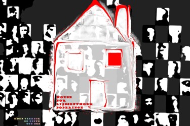 Artes digitais intitulada "HOUSE FOR LIJSSENTH…" por Koen Vlerick, Obras de arte originais, Trabalho Digital 2D