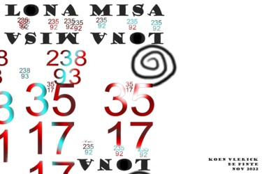 Digitale Kunst getiteld "LONA MISA" door Koen Vlerick, Origineel Kunstwerk, 2D Digital Work
