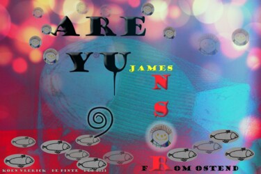 AND HE SAID YES I AM JAMES ENSOR Arts numériques intitulée "AND HE SAID YES I A…" par Koen Vlerick, Œuvre d'art originale, Travail numérique 2D