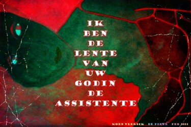 Arte digitale intitolato "IK BEN DE LENTE" da Koen Vlerick, Opera d'arte originale, Lavoro digitale 2D
