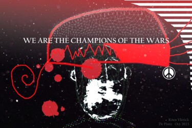 「WE ARE THE CHAMPION…」というタイトルのデジタルアーツ Koen Vlerickによって, オリジナルのアートワーク, 2Dデジタルワーク