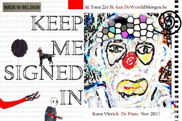 Arte digitale intitolato "DE COMMUNITY" da Koen Vlerick, Opera d'arte originale, Lavoro digitale 2D