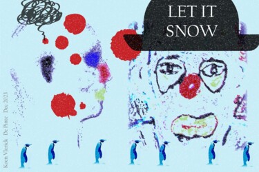 Arts numériques intitulée "SNOW ISLAND 2023 FO…" par Koen Vlerick, Œuvre d'art originale, Travail numérique 2D