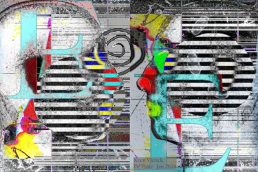 Digitale Kunst mit dem Titel "FAQ ARE WE DOING RI…" von Koen Vlerick, Original-Kunstwerk, 2D digitale Arbeit