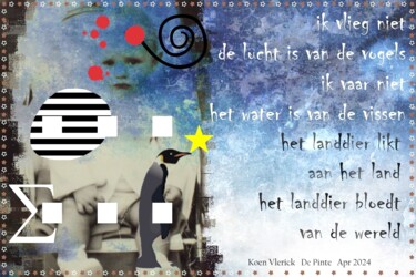 数字艺术 标题为“HET LANDDIER LIKT” 由Koen Vlerick, 原创艺术品, 2D数字工作